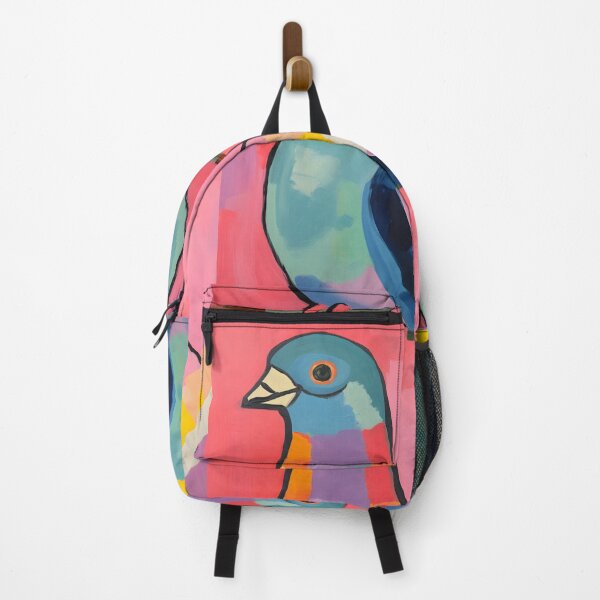 Item preview, Fauvist Peace Dove: Bold Color Blocks and Primitivist Expression Abstract AI Generated designed and sold by OlfactoART Studio.