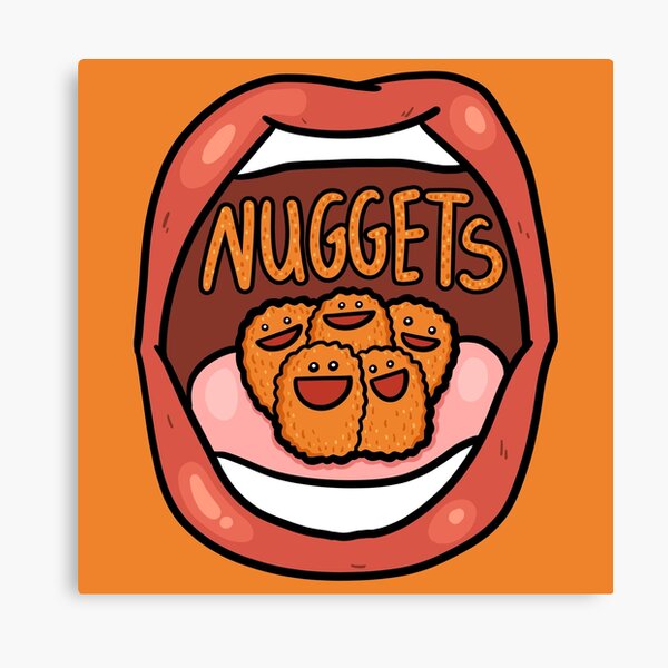 Item preview, Fast Food Lover, Chicken nuggets in your mouth designed and sold by bubboboon.