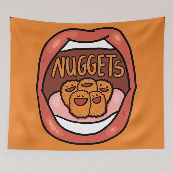 Item preview, Fast Food Lover, Chicken nuggets in your mouth designed and sold by bubboboon.