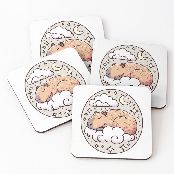 Item preview, Sleepy Cabybara designed and sold by aurahealing.
