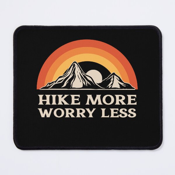 Item preview, Hike More, Worry Less - Mountain Bliss Tee designed and sold by foreverepictees.