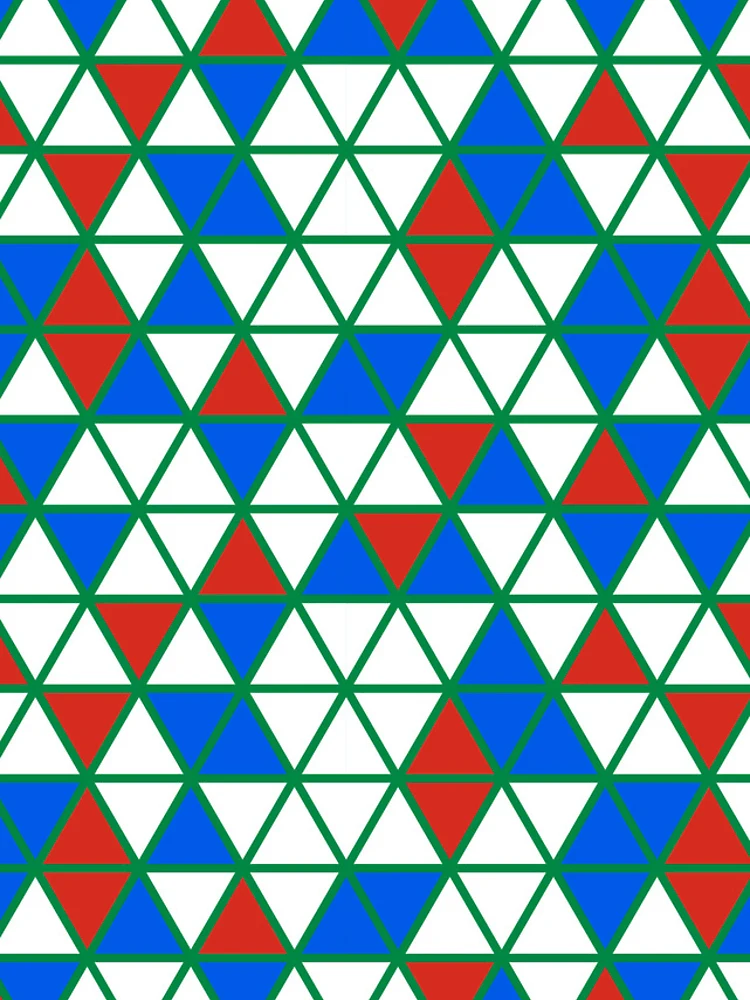 Thumbnail 4 of 4, iPhone Case, Multicolor Triangles Pattern designed and sold by Patternliss.
