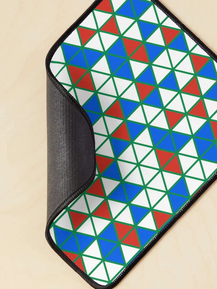 Thumbnail 2 of 5, Mouse Pad, Multicolor Triangles Pattern designed and sold by Patternliss.