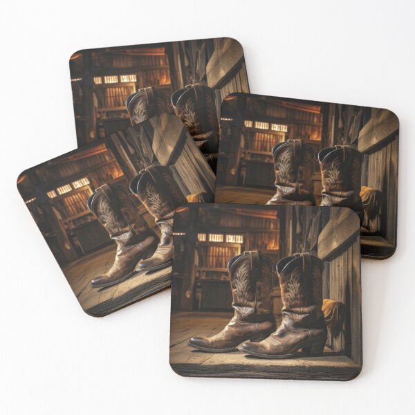 Item preview, Cowboy Boots in Barn 01 designed and sold by Elisabeth Lucas.