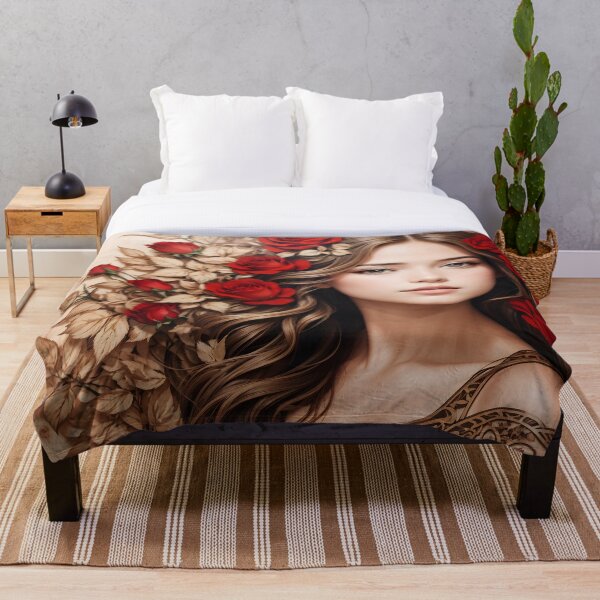 Item preview, girl with red roses designed and sold by InnovaDigital.