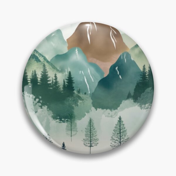 Item preview, Watercolor Smoky Mountains designed and sold by AOCollections.