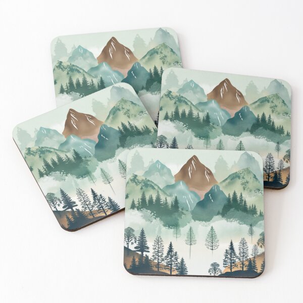 Item preview, Watercolor Smoky Mountains designed and sold by AOCollections.