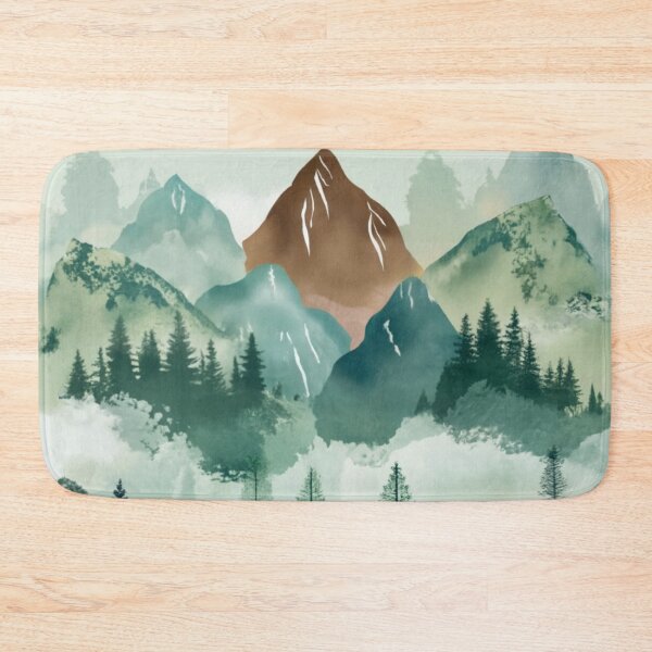 Item preview, Watercolor Smoky Mountains designed and sold by AOCollections.
