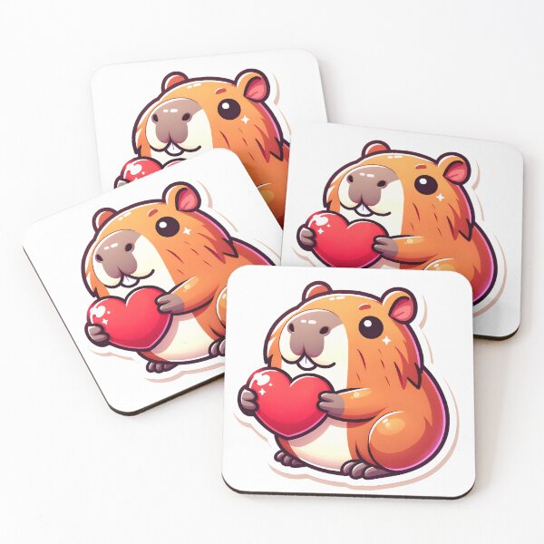 Item preview, Capybara Loves You designed and sold by aurahealing.