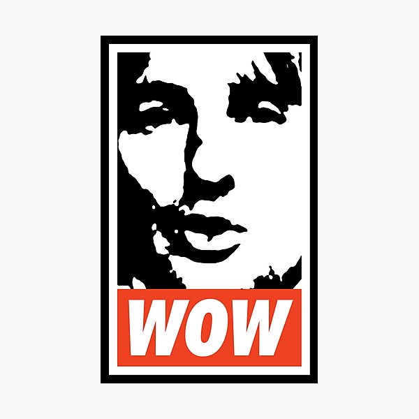 Wow. It's Owen Wilson. Wow. Photographic Print