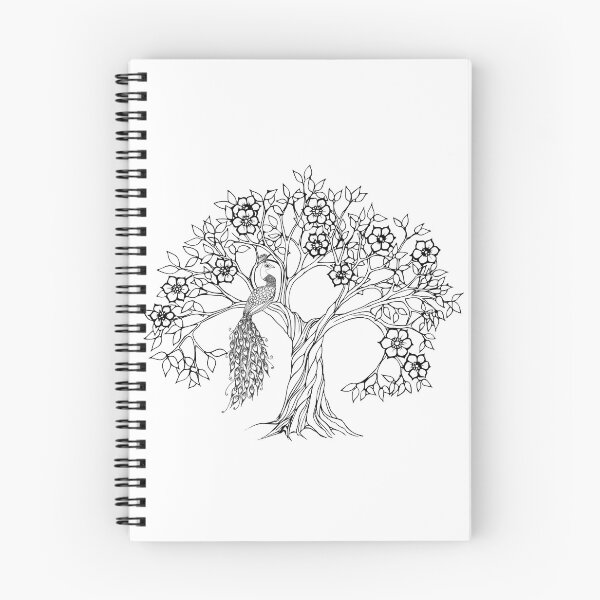 Item preview, Peacock in Tree designed and sold by SixSensesArt.
