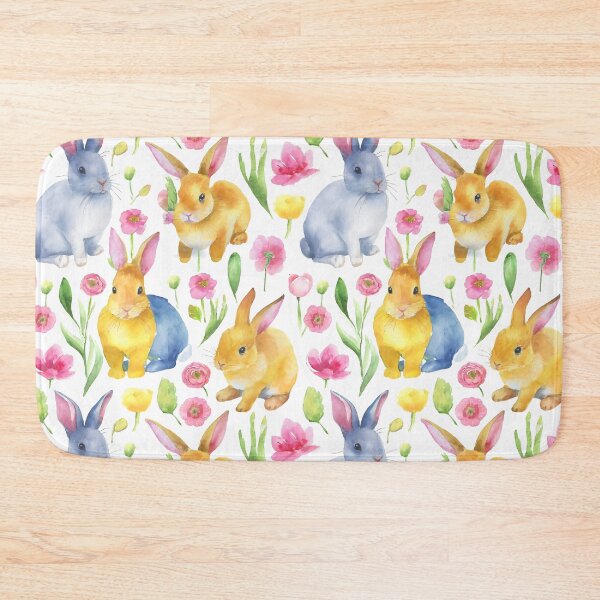 Item preview, rabbit with flowers designed and sold by Teeranon Daengsopa.