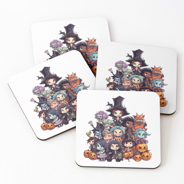 Item preview, Misty Gothic Masquerade: Kawaii Halloween Characters designed and sold by Bee Happy Creative™.