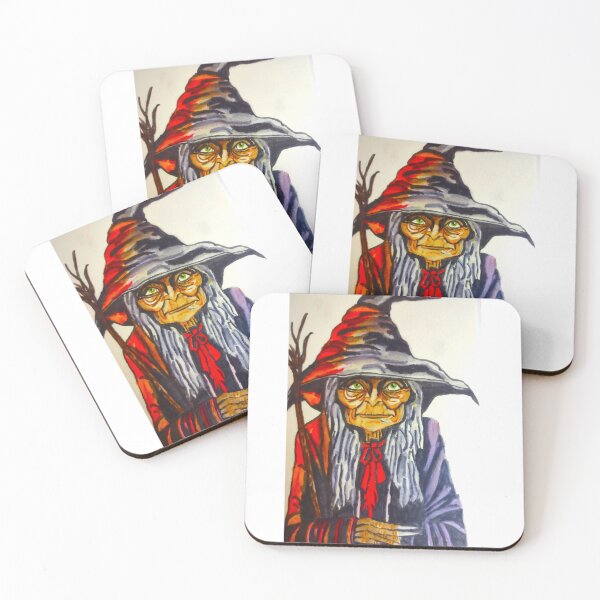 Item preview, GLOWING RED HALLOWEEN WITCH  designed and sold by JoAnnHayden.