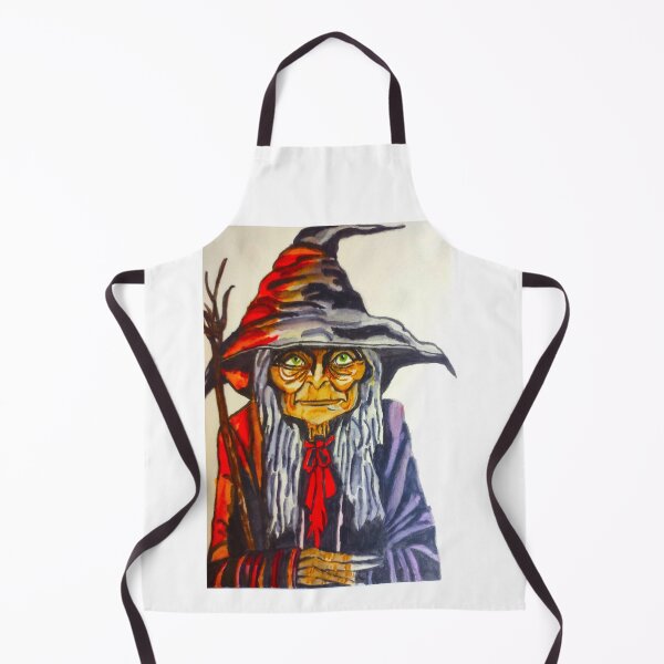 Item preview, GLOWING RED HALLOWEEN WITCH designed and sold by JoAnnHayden.