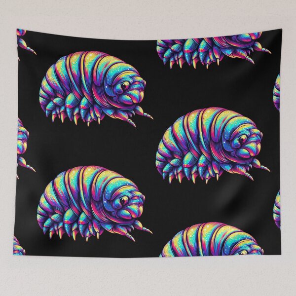 Item preview, Dairy cow isopod Psychedelic style #1 designed and sold by AIrtisticPrints.