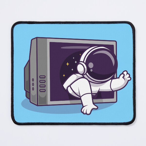 Item preview, Cute Astronaut Out of TV Space Cartoon Icon designed and sold by hjian8219.