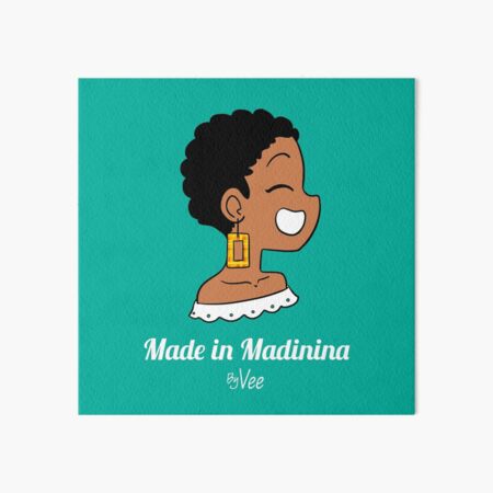 Aperçu de l'œuvre Martiniquaise aux boucles d'oreilles en madras créée et vendue par vee-madinina.
