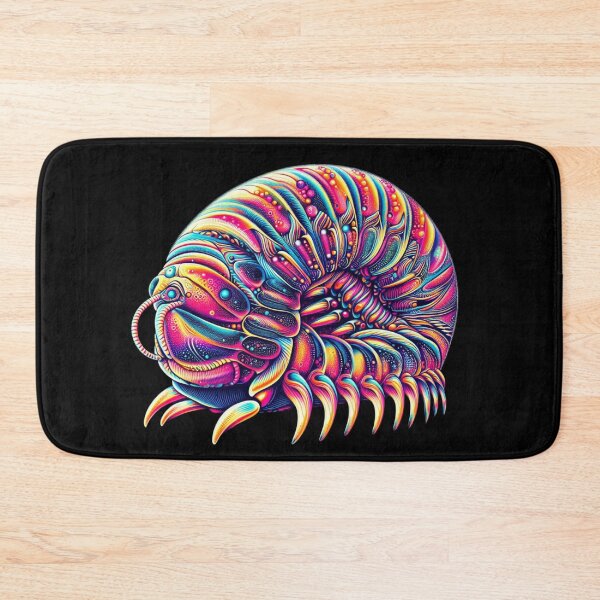 Item preview, Dairy cow isopod Psychedelic style #2 designed and sold by AIrtisticPrints.