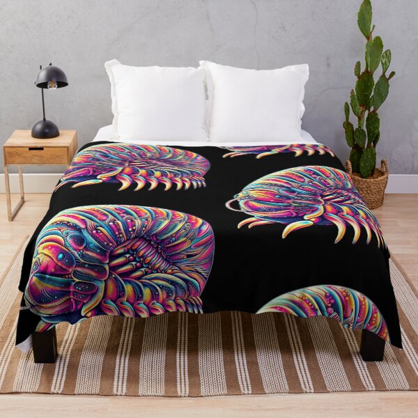 Item preview, Dairy cow isopod Psychedelic style #2 designed and sold by AIrtisticPrints.