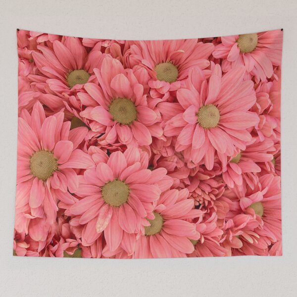 Item preview, pink daisies designed and sold by Cecil Bee.