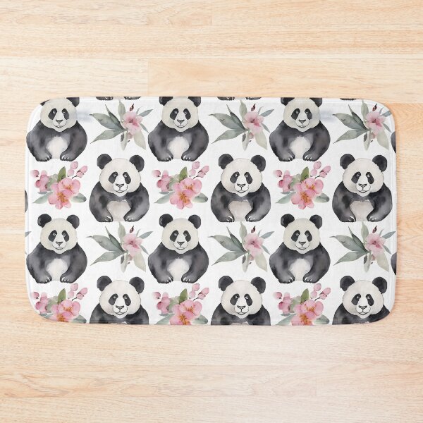 Item preview, Panda and flowers V4 designed and sold by Teeranon Daengsopa.