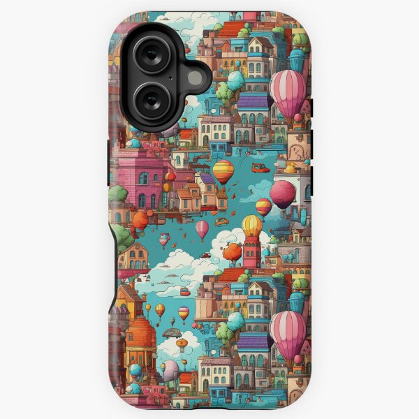 Item preview, Dream land The City on The Sky Seamless Pattern  designed and sold by jinbomi.