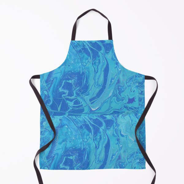 Item preview, Blue Fluid Art Acrylic Pour Art Beach Waves Inspired designed and sold by ArtbyJanaye.