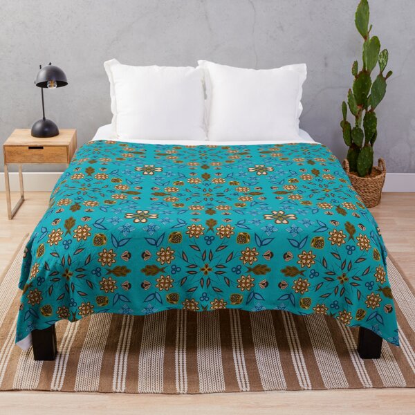 Aperçu de l'œuvre Bleu Floral créée et vendue par Niibidoon.