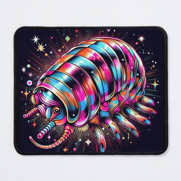 Item preview, Dairy cow isopod Psychedelic style #3 designed and sold by AIrtisticPrints.
