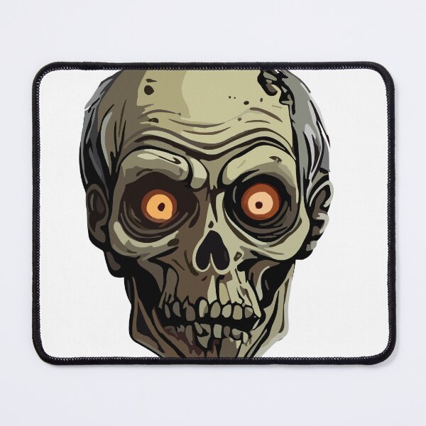 Item preview, Zombie skull on Halloween designed and sold by AlejaJorgeShop.