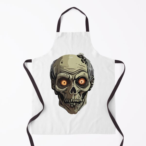 Item preview, Zombie skull on Halloween designed and sold by AlejaJorgeShop.