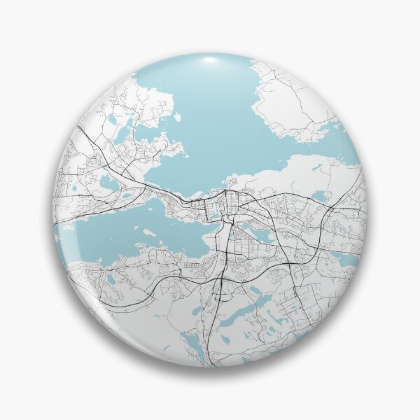 Item preview, Tampere City Map of Finland - Circle designed and sold by deMAP.