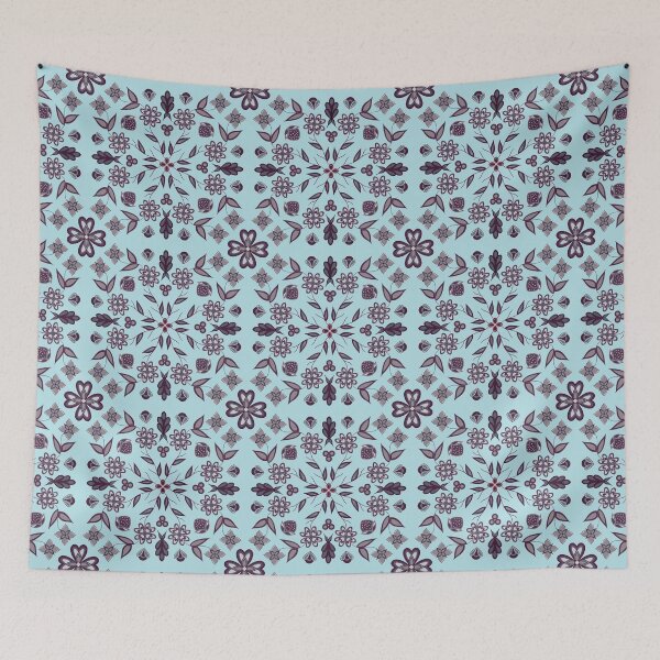 Item preview, Blue Fall Floral designed and sold by Niibidoon.