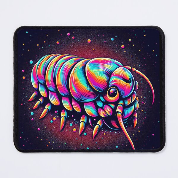 Item preview, Dairy cow isopod Psychedelic style #4 designed and sold by AIrtisticPrints.