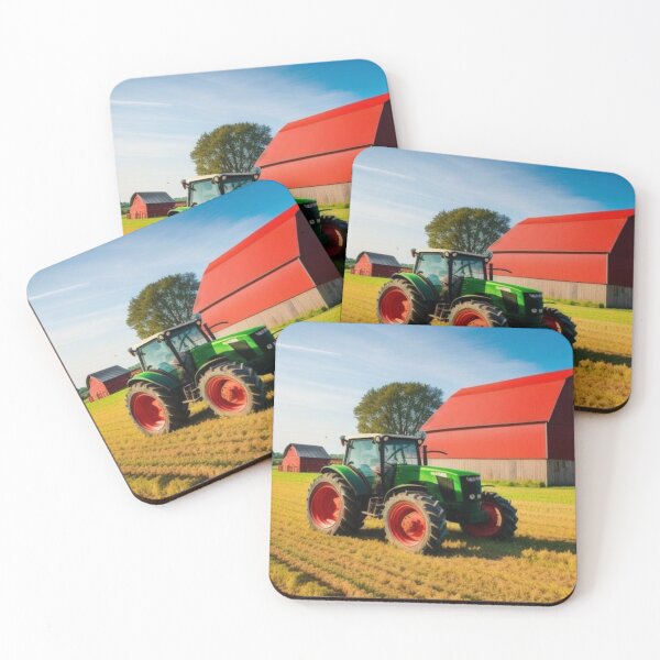 Item preview, Green Tractor Red Barn designed and sold by afrancisCL.