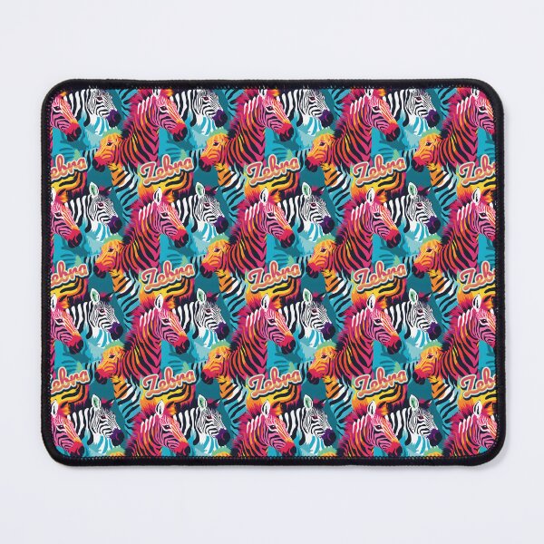 Item preview, Zebra in vibrant color seamless pattern. designed and sold by kongkorakrich.