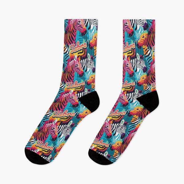 Item preview, Zebra in vibrant color seamless pattern. designed and sold by kongkorakrich.