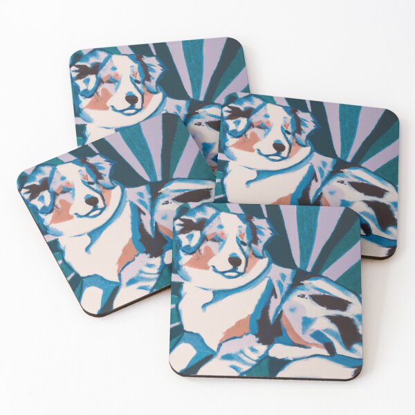 Item preview, Australian Shepherd The Greatist Art Portrait designed and sold by WiredPaws.