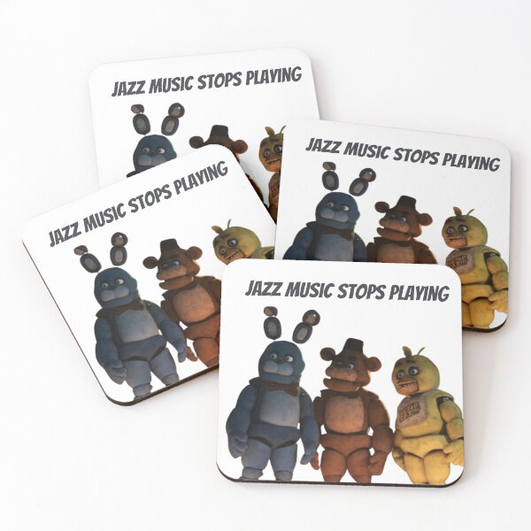 Item preview,  FNAF , 2023 movie , Jazz Music Stops Playing designed and sold by Kiara3000.