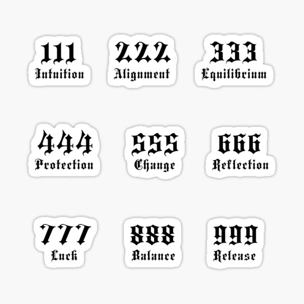 Item preview, Angel Number Meanings designed and sold by dazedangelshop.