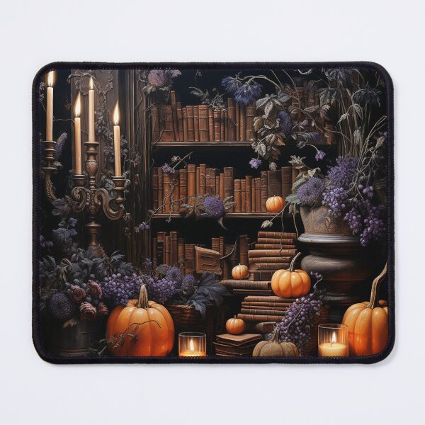Item preview, Gothic Halloween Pumpkin Bookshelf designed and sold by tivaslove.
