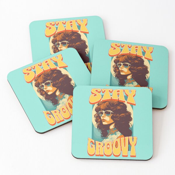 Item preview, Retro Hippie Stay Groovy designed and sold by ShantyShawn.