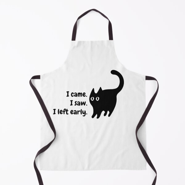 Item preview, I came I saw I Left Early Cat designed and sold by doghouseindy.