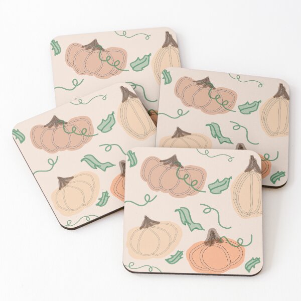 Item preview, Cute pumpkins on the vine designed and sold by bunniyababa.