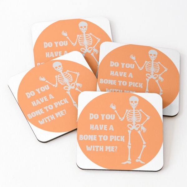 Item preview, Funny Skeleton Halloween Saying - Bone Joke designed and sold by PaperViewStore.