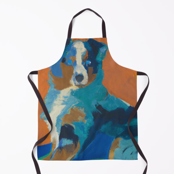 Item preview, Australian Shepherd The Greatist Abstract Art designed and sold by WiredPaws.