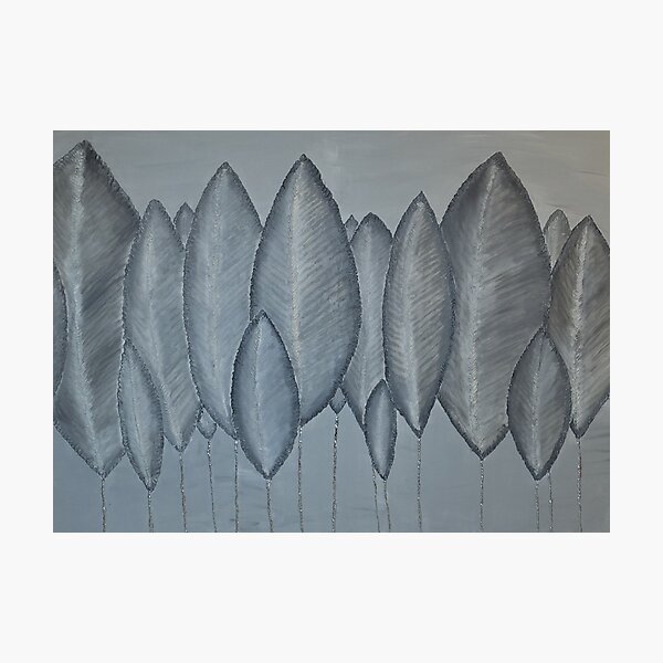 Item preview, Silver leaves designed and sold by jenrx30.