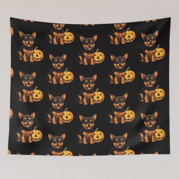 Item preview, halloween lancashire heeler  designed and sold by Streetsignsani.