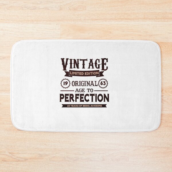 Item preview, 1963 Age of Perfection Vintage Limited Edition Made In 1963 60th Birthday 60 years of being awesome designed and sold by DjenShop.
